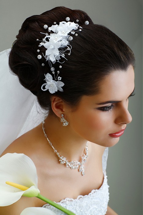 Bridal Collections long black Hairstyles